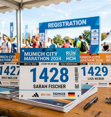 Synthetisches wasserfestes reißfestes Papier für Startnummern