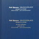 Bedruckte Buchbindemappe Leinen blau