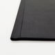 Opus Buchbindemappe Leder schwarz