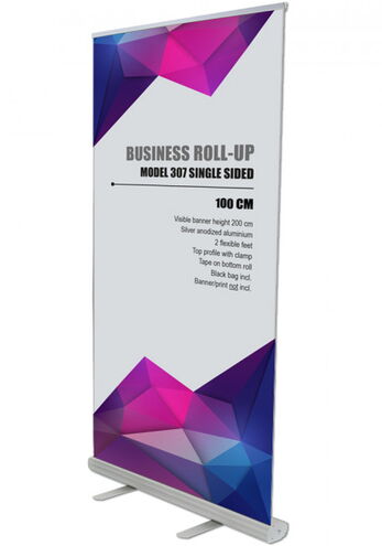 Business Roll-up, einseitig, alu