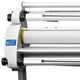 Manueller Kaltlaminator mit Wickelstationen für Folienrollen Abwicklungen und Aufwicklungen