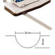 Daumenloch 20 x 10 mm für Kalender - Warrior 33200