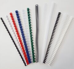 Plastikbinderücken für Ringbindungen und Spiralbindungen