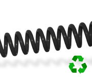 Recycling Color Coil Spiralbinderücken schwarz