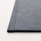 Opus Buchbindemappe Leder grau