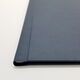 Opus Buchbindemappe Leder blau