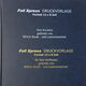 Bedruckte Buchbindemappe Leder blau