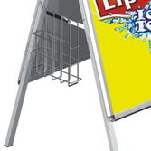 Alu-Line Rondo Kundenstopper, silber, A1