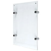 Acrylglasrahmen Wall Frame Modell 1264 aus klarem Acryl mit Abstandshaltern