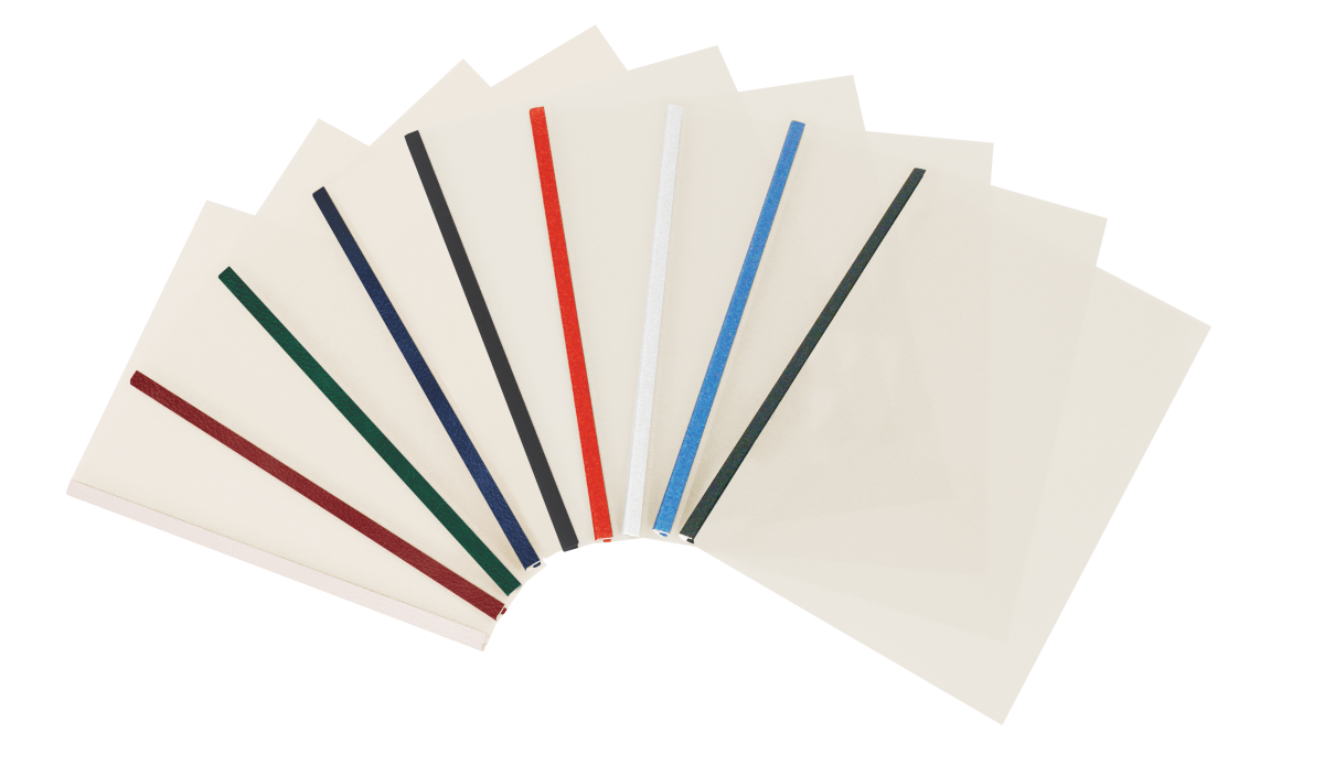 Produktbild von Thermobindemappen Aus Leinen In Blau – 6,0 Mm Bindemappe Von POV GmbH